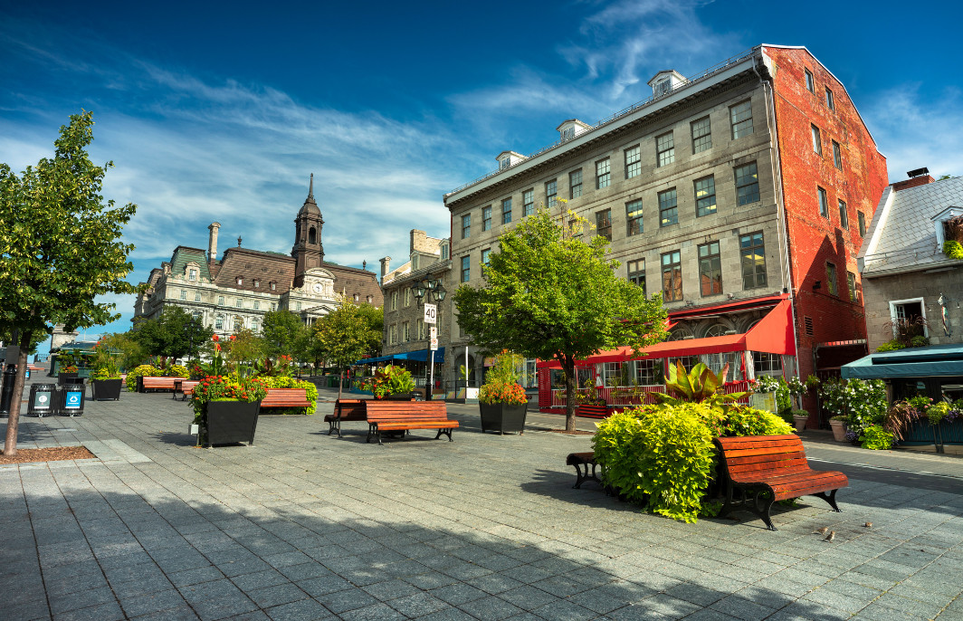 Vieux Montreal ville marie quartier